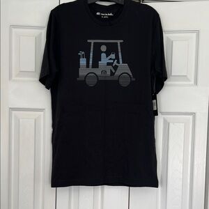 Travis Mathew Black Short Sleeve golf Tee size S